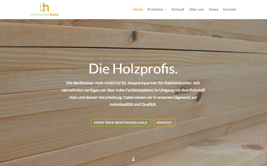 Nieuwe Website voor Bentheimer-Holz