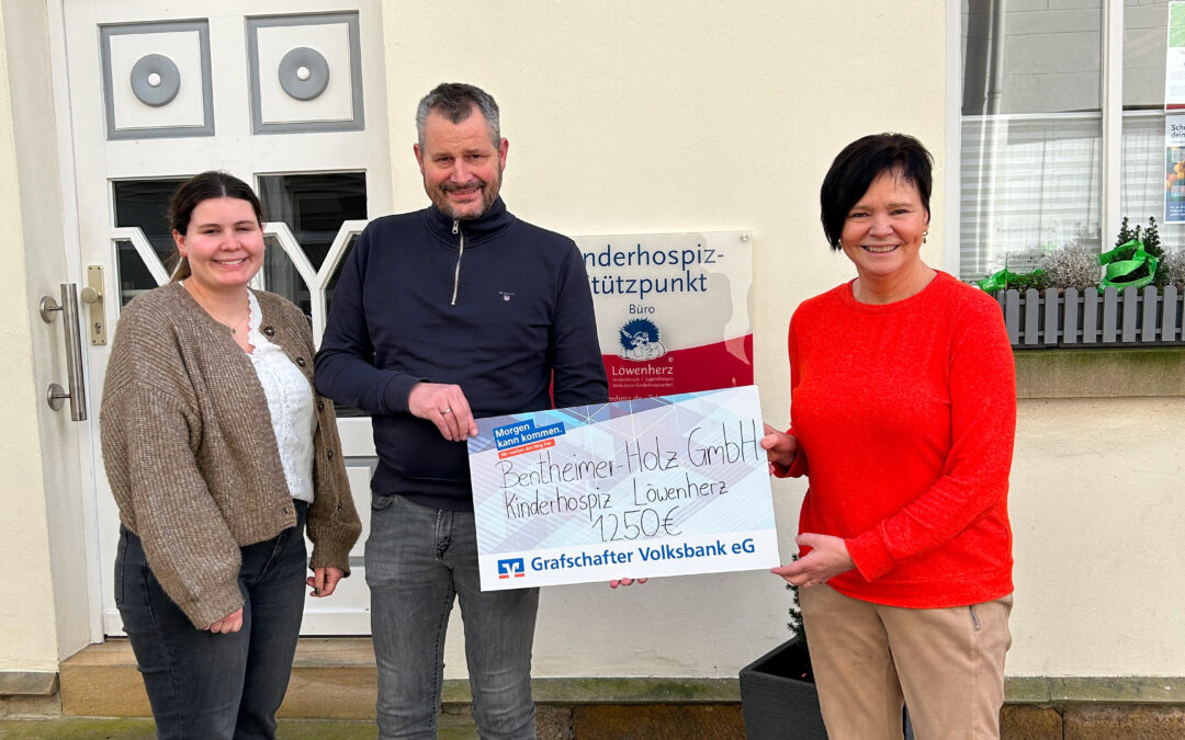 Donatie aan kinderhospice Löwenherz Lingen